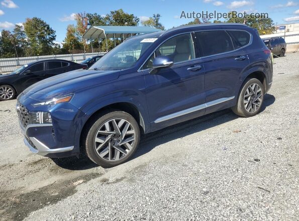 5NMS5DAL9PH490779 2023 HYUNDAI SANTA FE CALLIGRAPHY Blue Front left