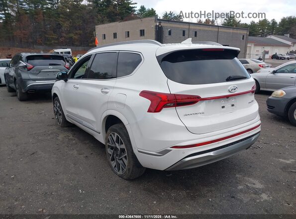 5NMS5DAL9PH559809 2023 HYUNDAI SANTA FE CALLIGRAPHY White უკანა მარცხენა