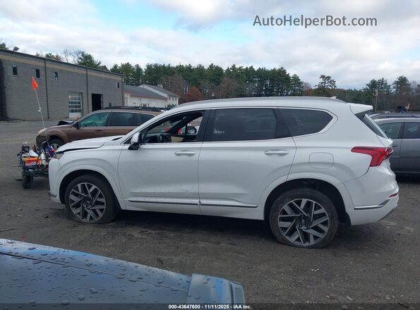 5NMS5DAL9PH559809 2023 HYUNDAI SANTA FE CALLIGRAPHY White უკანა სალონის ხედი