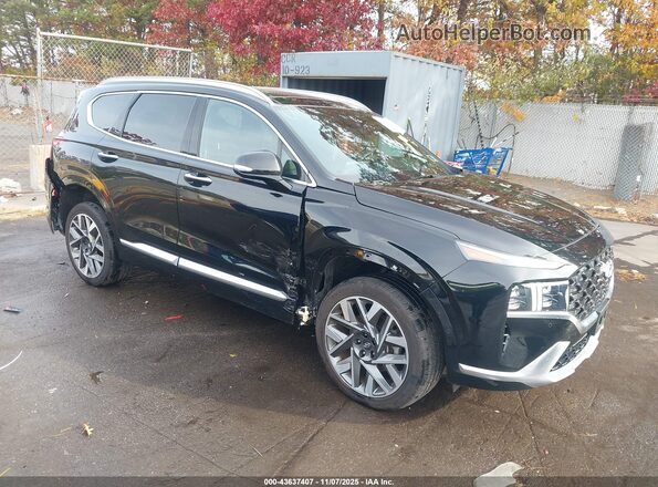 5NMS5DALXPH657750 2023 HYUNDAI SANTA FE CALLIGRAPHY Black Передня права чверть