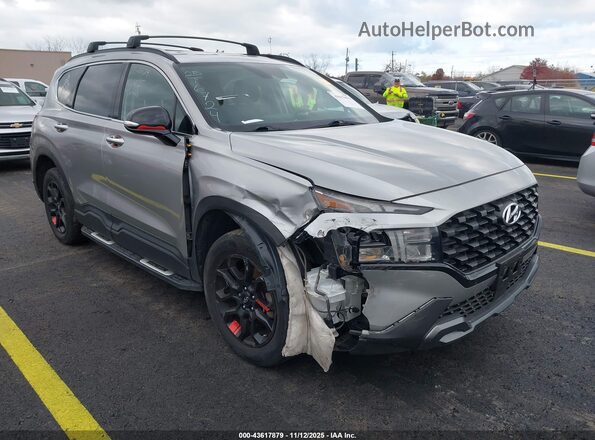 5NMS6DAJ4NH402536 2022 HYUNDAI SANTA FE Серебряный Передняя правая четверть