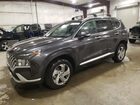 2022 Hyundai Santa Fe Sel Gray vin: 5NMS6DAJ5NH388596