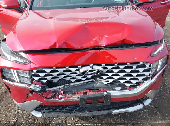 5NMS6DAJ8NH428038 2022 HYUNDAI SANTA FE Красный Вид сзади