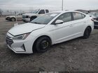 2019 Hyundai Elantra Se White vin: 5NPD74LF2KH480858