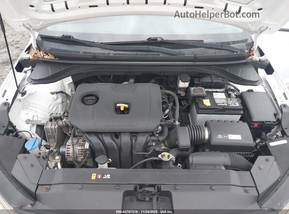 5NPD74LF2KH480858 2019 HYUNDAI ELANTRA White Հետևի տեսք
