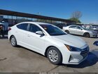 2019 Hyundai Elantra Se White vin: 5NPD74LF5KH497136