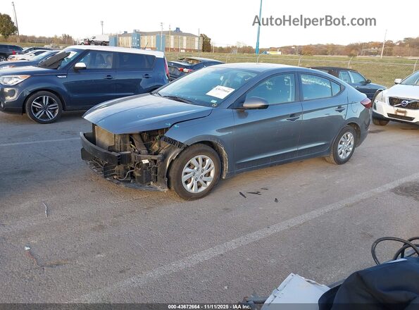5NPD74LF7KH415472 2019 HYUNDAI ELANTRA Gray Vista tres cuartos delantera izquierda