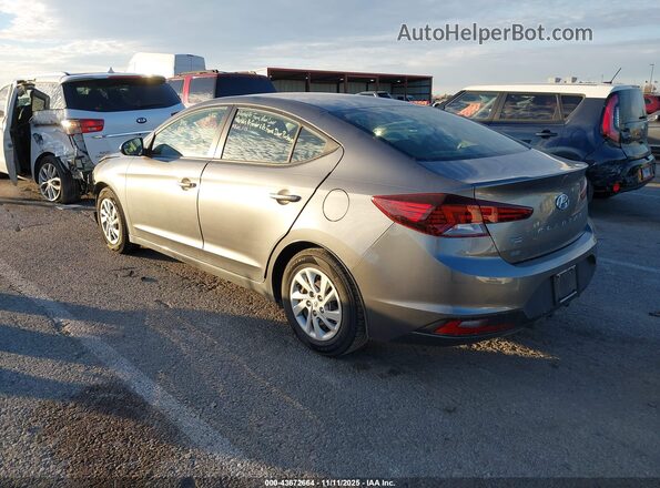 5NPD74LF7KH415472 2019 HYUNDAI ELANTRA Gray Trasero izquierdo