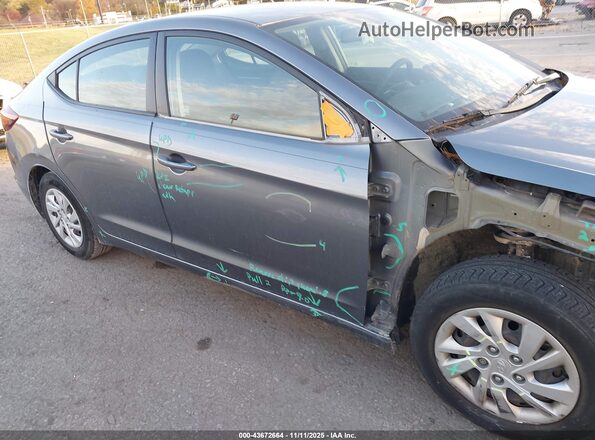 5NPD74LF7KH415472 2019 HYUNDAI ELANTRA Gray 