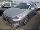 2020 Hyundai Elantra Sel Silver vin: 5NPD84LF0LH573263