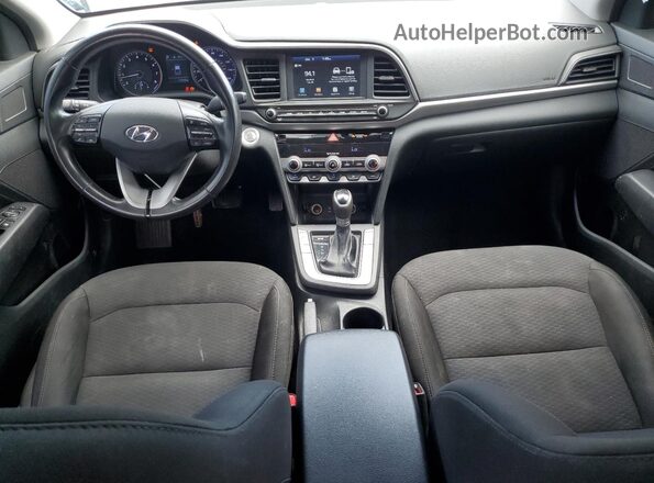 5NPD84LF6KH420546 2019 HYUNDAI ELANTRA Угольный Вид панели приборов