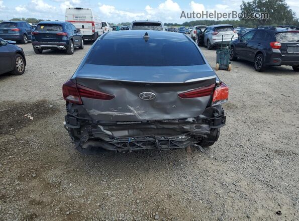 5NPD84LF6KH420546 2019 HYUNDAI ELANTRA Угольный Вид сзади