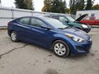 2016 Hyundai Elantra Se Синий vin: 5NPDH4AE1GH707293