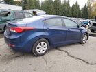 2016 Hyundai Elantra Se Синий vin: 5NPDH4AE1GH707293