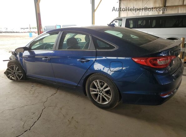 5NPE24AF1HH530499 2017 HYUNDAI SONATA Синий Задняя левая четверть