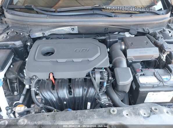 5NPE24AF2KH738642 2019 HYUNDAI SONATA Черный Вид сзади