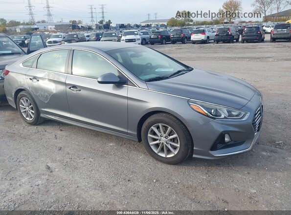 5NPE24AF5JH613665 2018 HYUNDAI SONATA Серый Передняя правая четверть