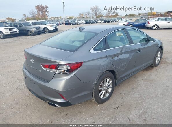 5NPE24AF5JH613665 2018 HYUNDAI SONATA Серый Задняя правая четверть