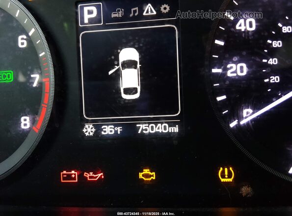 5NPE24AF6GH314985 2016 HYUNDAI SONATA Белый Вид задних сидений