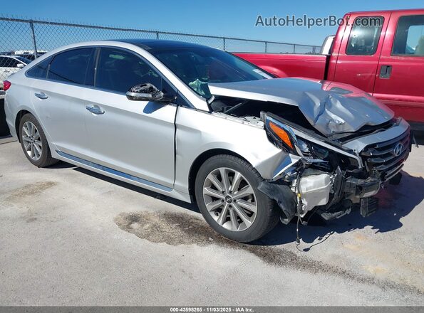 5NPE34AF4GH346024 2016 HYUNDAI SONATA Серебряный Передняя правая четверть