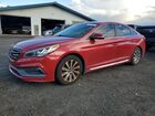 2017 Hyundai Sonata Sport Красный vin: 5NPE34AF4HH552655 Damage: Left Front Door, Dent(S) W/ Paint Dmg, 4 To 5 Inches