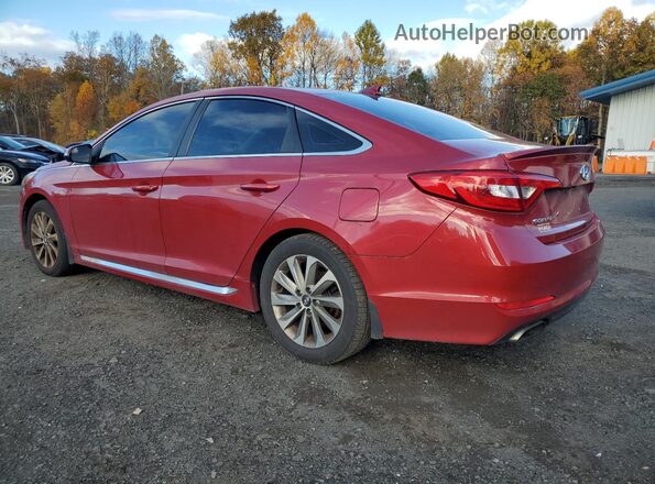 5NPE34AF4HH552655 2017 HYUNDAI SONATA Красный 