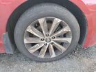 2017 Hyundai Sonata Sport Красный vin: 5NPE34AF4HH552655 Damage: Right Front Wheel, Curb Rash, > 12 Inches