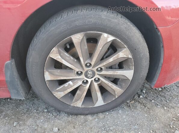 5NPE34AF4HH552655 2017 HYUNDAI SONATA Красный 