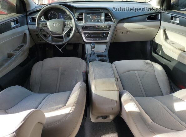 5NPE34AF4HH552655 2017 HYUNDAI SONATA Красный 