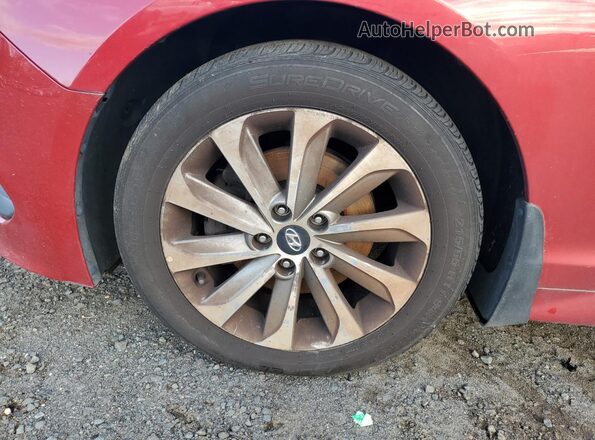 5NPE34AF4HH552655 2017 HYUNDAI SONATA Красный 