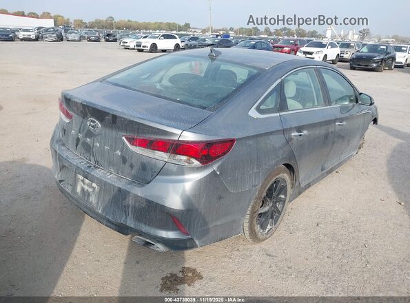 5NPE34AF5KH791963 2019 HYUNDAI SONATA Gray Tył prawy