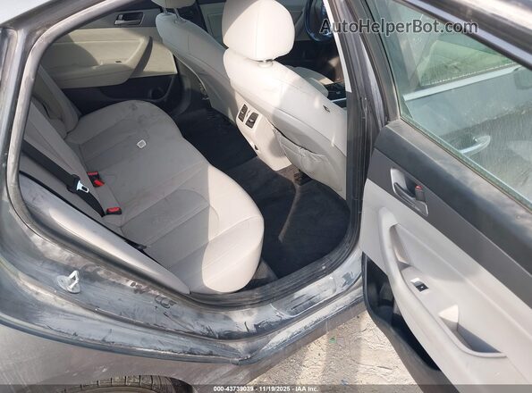 5NPE34AF5KH791963 2019 HYUNDAI SONATA Gray Widok naklejki z numerem VIN