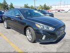 2018 Hyundai Sonata Sel+ Black vin: 5NPE34AF6JH724030