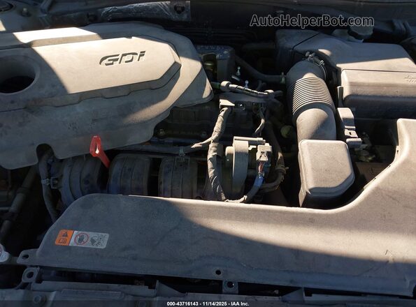 5NPE34AF7HH556196 2017 HYUNDAI SONATA Серый Вид сзади