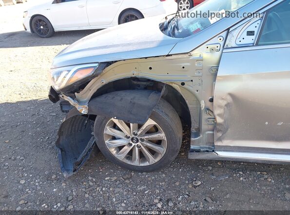 5NPE34AF7HH556196 2017 HYUNDAI SONATA Серый Вид спереди