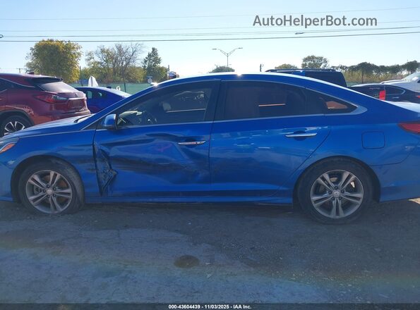 5NPE34AF9JH595958 2018 HYUNDAI SONATA Blue Widok wnętrza 360 stopni