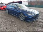 2020 Hyundai Sonata Sel Blue vin: 5NPEF4JAXLH048745