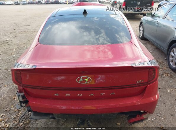 5NPEJ4J27MH072610 2021 HYUNDAI SONATA Red 