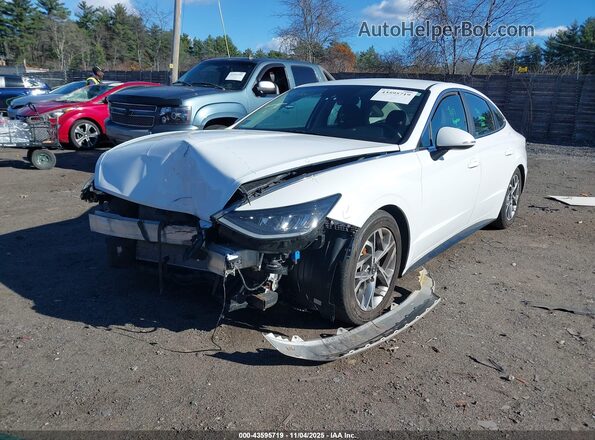 5NPEL4JA2MH100752 2021 HYUNDAI SONATA White Przód lewy