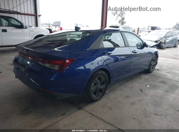 5NPLM4AG3NH072647 2022 HYUNDAI ELANTRA Синий Задняя правая четверть