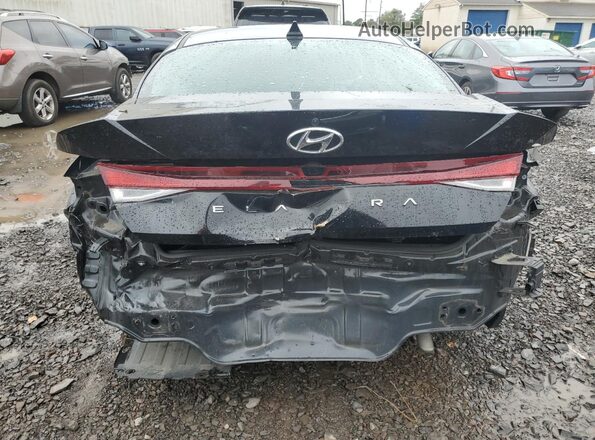 5NPLM4AG8NH074975 2022 HYUNDAI ELANTRA Черный Вид сзади