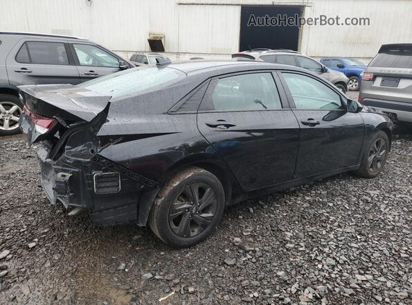 5NPLM4AG8NH074975 2022 HYUNDAI ELANTRA Черный Задняя правая четверть