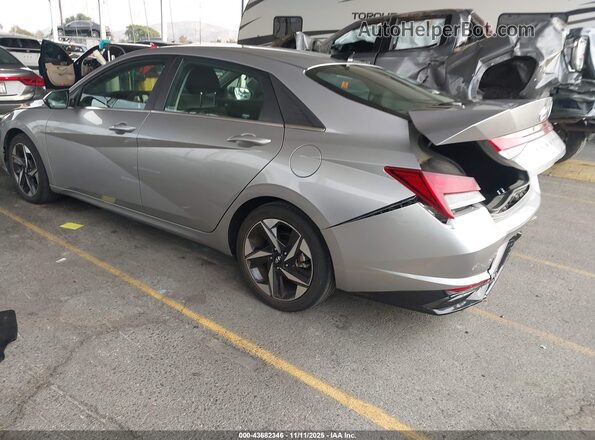 5NPLN4AG0NH055639 2022 HYUNDAI ELANTRA Gray Trasero izquierdo