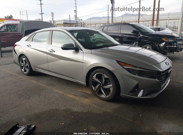 5NPLN4AG0NH055639 2022 HYUNDAI ELANTRA Gray Delantero derecho