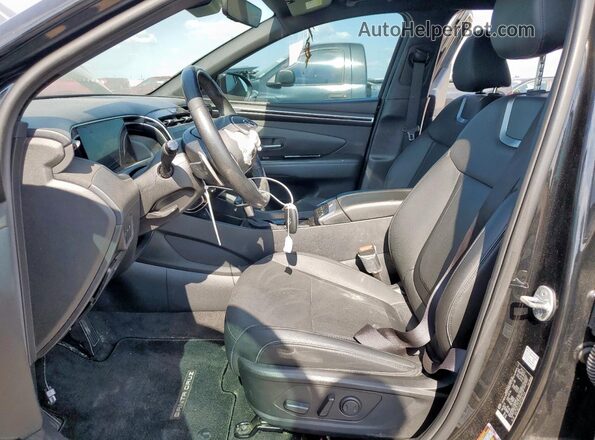 5NTJEDAF4PH061754 2023 HYUNDAI SANTA Black Widok wnętrza z przodu