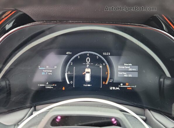 5TDAAAA60RS001475 2024 LEXUS TX Синий Вид щитка приборов
