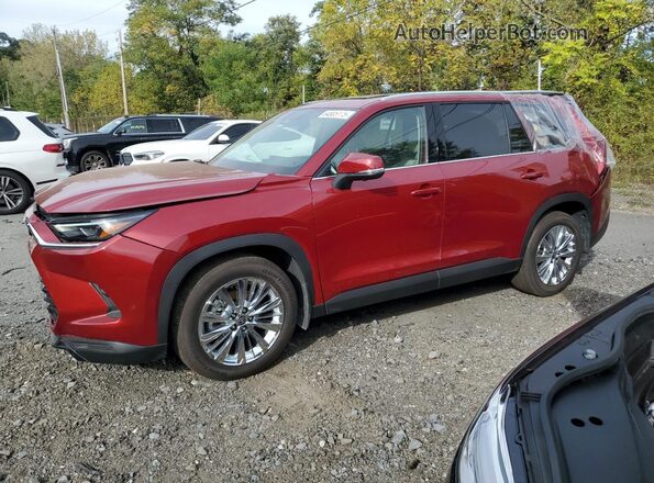 5TDAAAB52SS081132 2025 TOYOTA GRAND Бордовый Передняя левая четверть