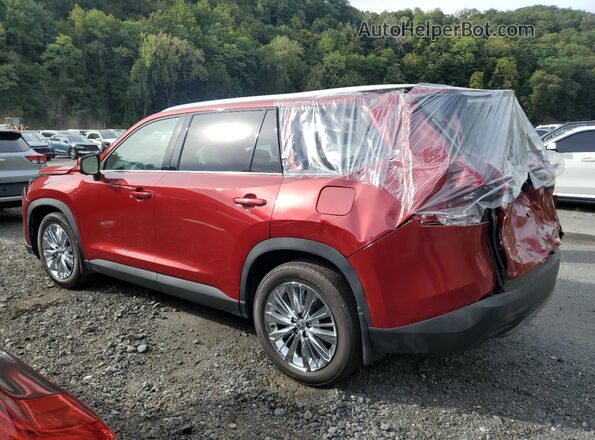 5TDAAAB52SS081132 2025 TOYOTA GRAND Бордовый Задняя левая четверть