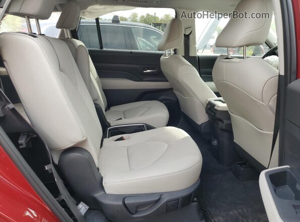 5TDAAAB52SS081132 2025 TOYOTA GRAND Бордовый Вид задней части салона