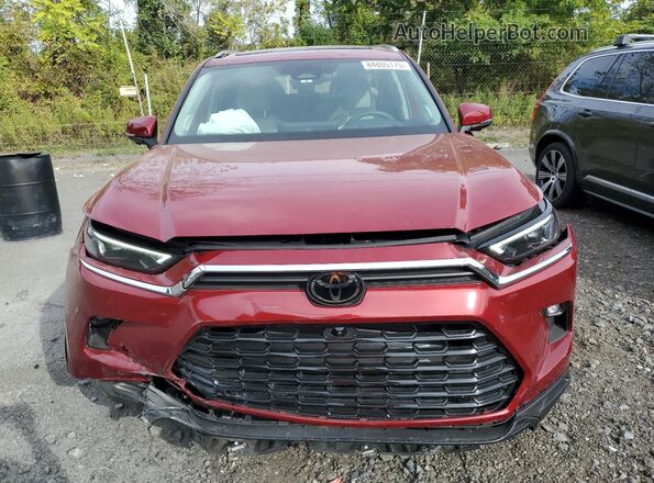 5TDAAAB52SS081132 2025 TOYOTA GRAND Бордовый Вид спереди